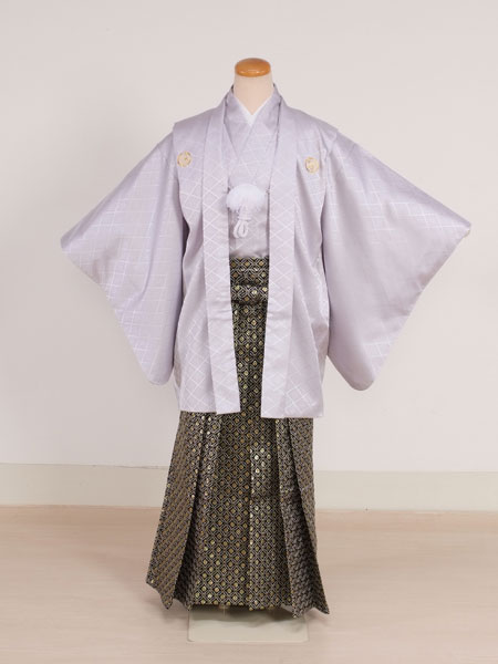 ジュニア袴男011　グレー