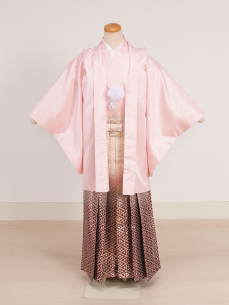ジュニア袴男012　ピンク