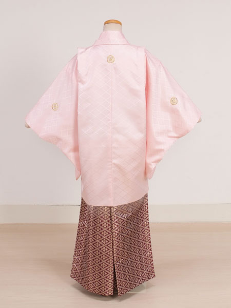 ジュニア袴男012　ピンク