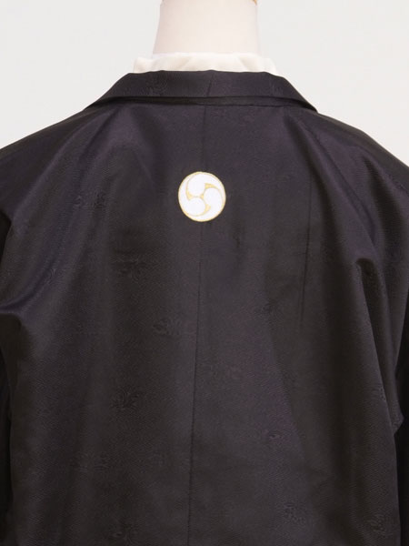 ジュニア袴男016　黒|紺/紋　kukka boy