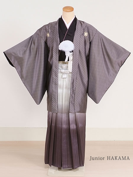 ジュニア袴男002　グレー
