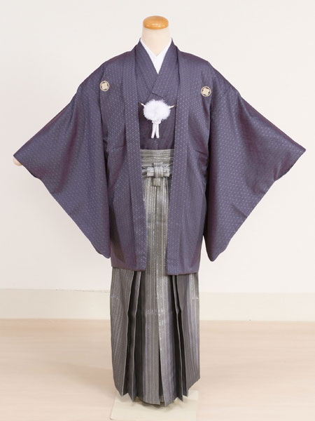 ジュニア袴男006　濃いグレー